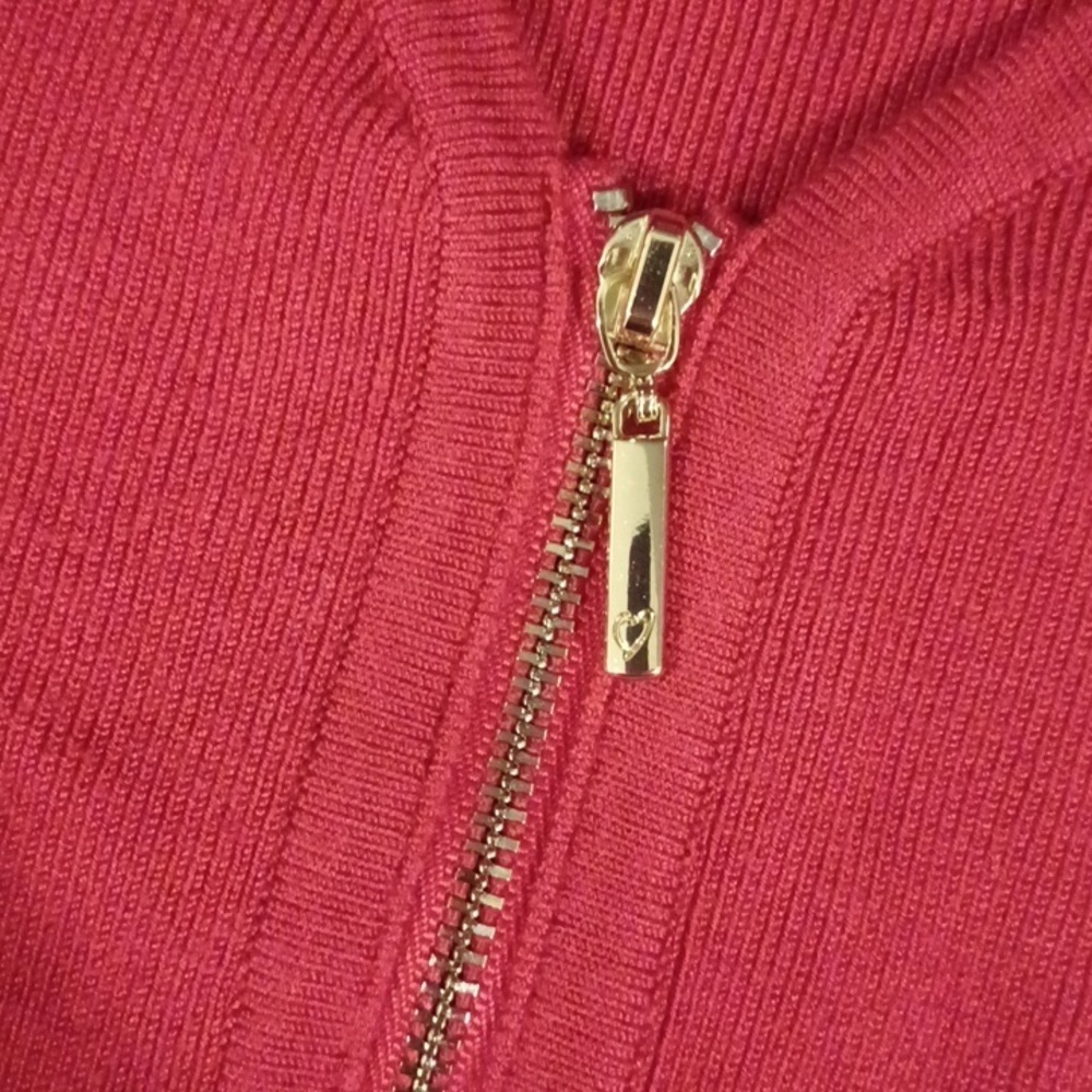 Red zip up sweater XL - Picture 4 of 4